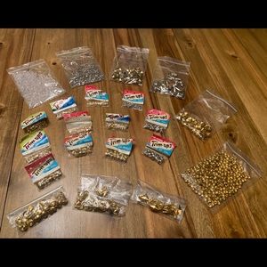 Huge Assortment Of Studs/ Beads !!!!!